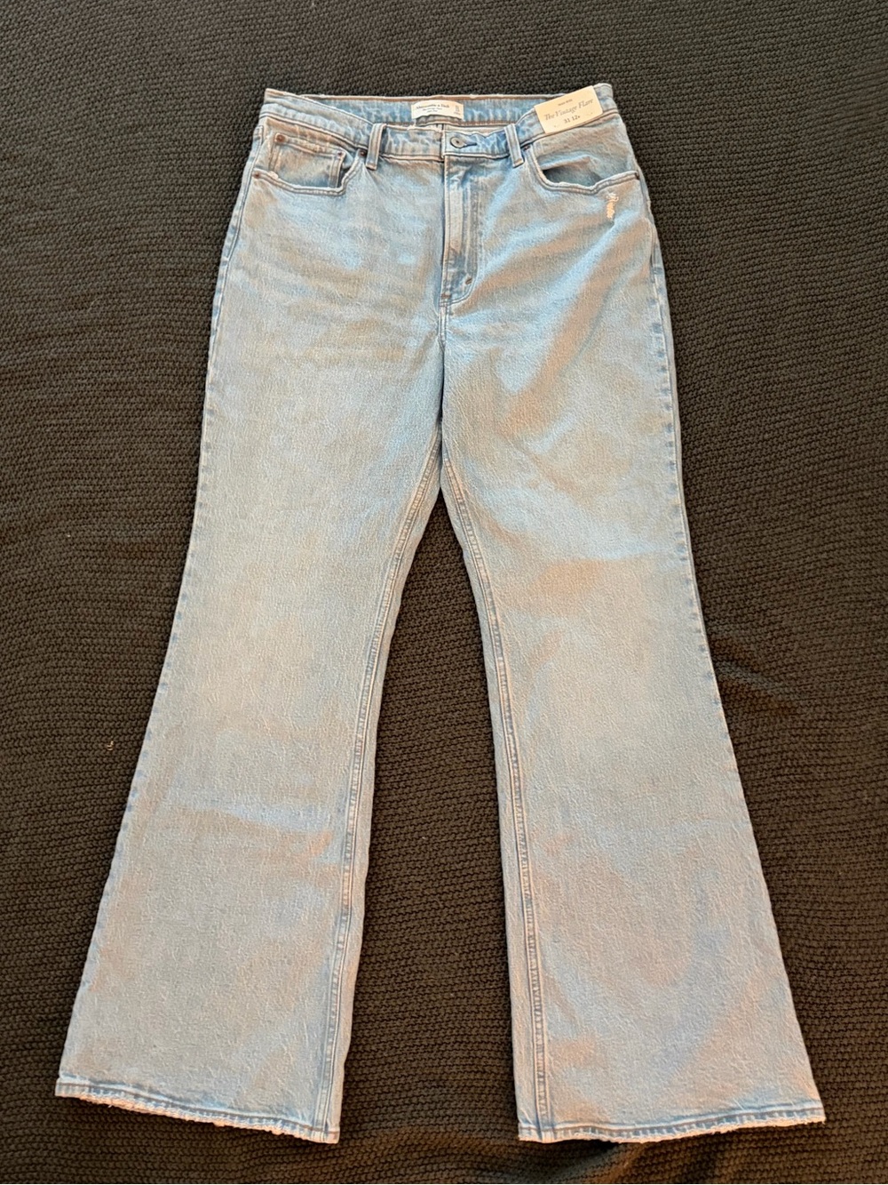 Abercrombie & Fitch Light Blue Flare Jeans - Women